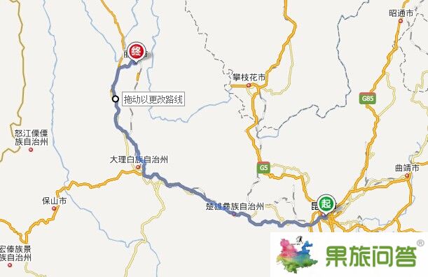 昆明到麗江高速公路有多少公里?要多久?過路費不是多少錢?